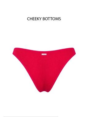 Vetchy Cheeky Bikini Bottoms in Red - XL - NWT
